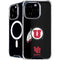 University of Utah Circle and Feather on Black iPhone 16 Pro Max MagSafe Case