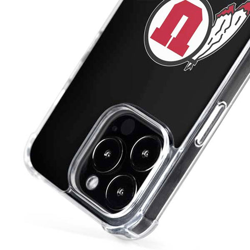 University of Utah Circle and Feather on Black iPhone 16 Pro Max MagSafe Case