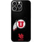 University of Utah Circle and Feather on Black iPhone 16 Pro Max Skin