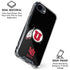 University of Utah Circle and Feather on Black iPhone 16e Clear Case