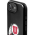 University of Utah Circle and Feather on Black iPhone 16e Impact Case