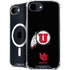 University of Utah Circle and Feather on Black iPhone 16e MagSafe Case