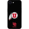 University of Utah Circle and Feather on Black iPhone 16e Skin