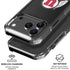 University of Utah Circle and Feather on Black iPhone 18 Pro Clear Case