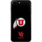 Utah Circle and Feather on Black iPhone 8 Plus Skin