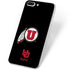 Utah Circle and Feather on Black iPhone 8 Plus Skin