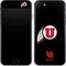 Utah Circle and Feather on Black iPhone 8 Skin