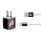 Utah Circle and Feather on Black iPhone Charger (5W USB) Skin