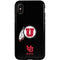 Utah Circle and Feather on Black iPhone X Pro Case