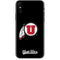 Utah Circle and Feather on Black iPhone X Skin