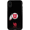 Utah Circle and Feather on Black iPhone XR Pro Case