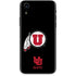 Utah Circle and Feather on Black iPhone XR Skin