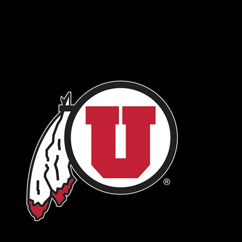 Utah Circle and Feather on Black iPhone XR Skin