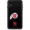 Utah Circle and Feather on Black iPhone XR Waterproof Case