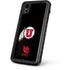 Utah Circle and Feather on Black iPhone XR Waterproof Case