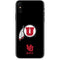 Utah Circle and Feather on Black iPhone XS Max Skin