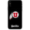 Utah Circle and Feather on Black iPhone XS Skin
