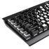 University of Utah Circle and Feather on Black K95 RGB PLATINUM Mechanical Gaming Keyboard Skin
