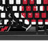 University of Utah Circle and Feather on Black K95 RGB PLATINUM Mechanical Gaming Keyboard Skin