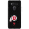 University of Utah Circle and Feather on Black LG K51/Q51 Clear Case