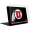 University of Utah Circle and Feather on Black MacBook Air 13in (2020) Case plus Skin