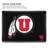 University of Utah Circle and Feather on Black MacBook Air 13in M1 (2021) Case plus Skin