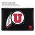 University of Utah Circle and Feather on Black MacBook Pro 14in (2021-24) Case plus Skin
