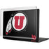 University of Utah Circle and Feather on Black MacBook Pro 16in (2021-25) Case plus Skin