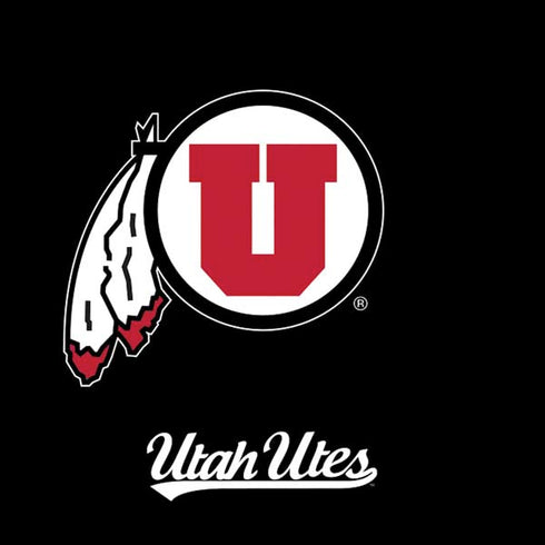 Utah Circle and Feather on Black Moto E5 Play Skin