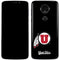 Utah Circle and Feather on Black Moto E5 Plus Skin