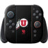 University of Utah Circle and Feather on Black Nintendo Skins