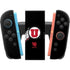 University of Utah Circle and Feather on Black Nintendo Switch 2 (2025) Joy-Con Controller Skin