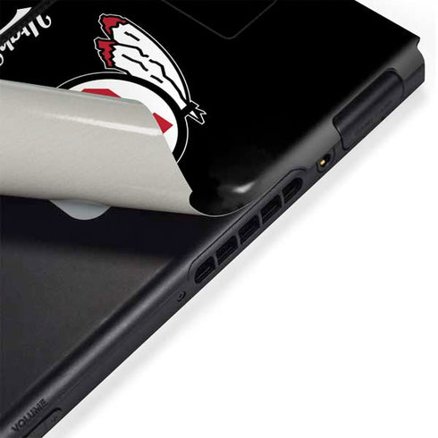 Utah Circle and Feather on Black Nintendo Switch Bundle Skin