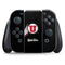 University of Utah Circle and Feather on Black Nintendo Switch (2017-2021) Joy-Con Controller Skin