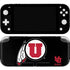 University of Utah Circle and Feather on Black Nintendo Skins