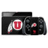 University of Utah Circle and Feather on Black Nintendo Skins
