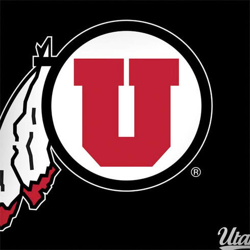 Utah Circle and Feather on Black Notebook 9 Pro 13in (2017) Skin