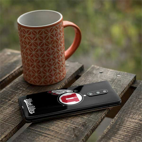 Utah Circle and Feather on Black OnePlus 7 Pro Skin