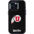University of Utah Circle and Feather on Black Otterbox Defender iPhone Skin