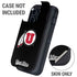 University of Utah Circle and Feather on Black Otterbox Defender iPhone Skin