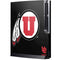 Utah Circle and Feather on Black Playstation 3 & PS3 Slim Skin