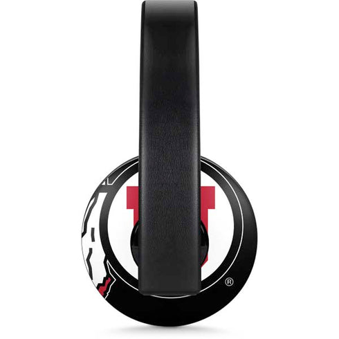 University of Utah Circle and Feather on Black PlayStation 4 Gold Wireless Headset Skin