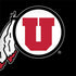 University of Utah Circle and Feather on Black PlayStation 4 Gold Wireless Headset Skin