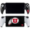 University of Utah Circle and Feather on Black PlayStation Portal Remote Player Skin