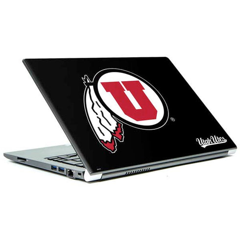 Utah Circle and Feather on Black Portege Z30t/Z30t-A Skin