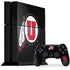 Utah Circle and Feather on Black PS4 Console and Controller Bundle Skin