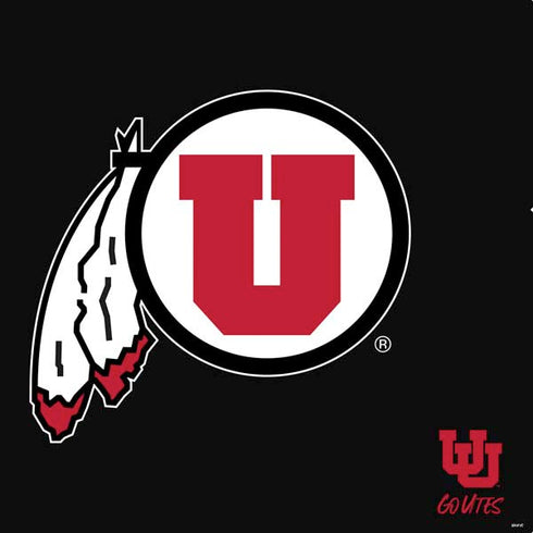 Utah Circle and Feather on Black PS4 Console and Controller Bundle Skin
