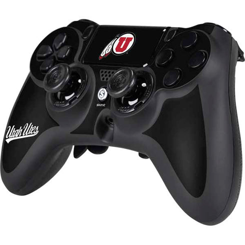 Utah Circle and Feather on Black PS4/PC SCUF Impact Controller Skin