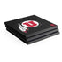 University of Utah Circle and Feather on Black PlayStation PS4 Skins