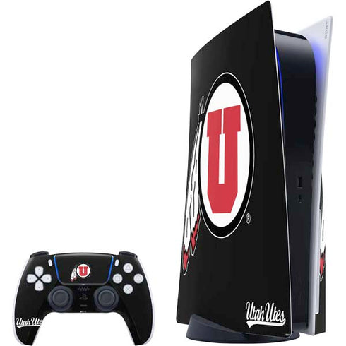 Utah Circle and Feather on Black PS5 Bundle Skin